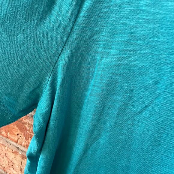 Chico's Aqua Teal Ultimate Tee Size XL Chico's Size 3 Stretch Comfort Classic - Picture 4 of 4